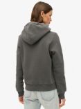 Superdry Embellished Vintage Logo Graphic Hoodie, Washed Black