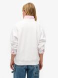 Superdry Sport Luxe Loose Fit Sweatshirt, Brilliant White