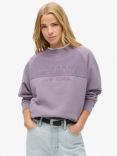 Superdry Sport Luxe Panelled Loose Crew Sweatshirt