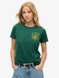 Superdry Lo Fi Outdoor Fitted T-Shirt, Bengreen Marl