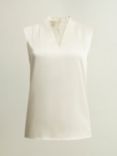 Hobbs Nina Satin Top, Ivory