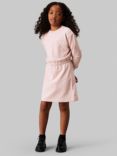 Calvin Klein Kids' CK Jersey Dress, Peach Whip