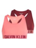 Calvin Klein Kids' Bralette, Pack of 2, Pink