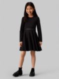 Calvin Klein Kids' Logo Tape Dress, Black