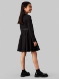 Calvin Klein Kids' Logo Tape Dress, Black