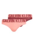 Calvin Klein Kids' Bikini Briefs, Pack of 2, Pink