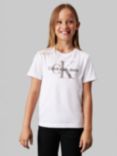 Calvin Klein Kids' Monogram T-Shirt, White