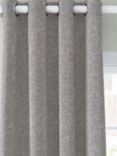 John Lewis Boucle Textured Weave Pair Blackout Lined Eyelet Curtains