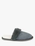 Celtic & Co. Men's Sheepskin Mule Slippers, Dark Grey