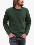 Celtic & Co. Textured Stitch Merino Wool Jumper, Forest