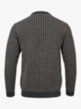 Celtic & Co. Wool Contrast Stitch Jumper, Charcoal