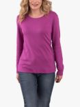 Celtic & Co. Long Sleeve Jersey Top, Anemone