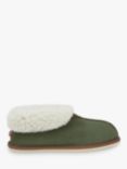 Celtic & Co. Sheepskin Bootee Slippers, Moss