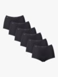 sloggi Basic+ Maxi Brief, Pack of 6, Black