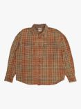 Deus ex Machina Check Shirt, Orange Check