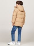 Tommy Hilfiger Kids' Monotype Relaxed Puffer Jacket, Classic Khaki