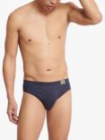 sloggi Go Natural Briefs, Pack of 2, Dark Grey/Blue