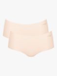 sloggi ZERO Microfibre Short Knickers, Pack of 2, Angora