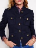 Boden Military Ponte Jacket, Navy