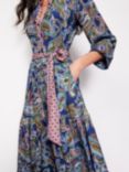 Boden Alba Paisley Maxi Dress, Blue/Multi