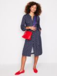 Boden Julia Dachshund Jersey Shirt Dress, Navy