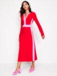 Boden Catherine Ponte Midi Dress, Rouge