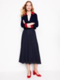 Boden Isabella Tulle Midi Skirt, Navy