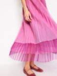 Boden Tulle Tiered Maxi Skirt, Pink