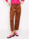 Boden Tapered Cord Cargo Trousers, Gingerbread