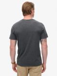 Superdry Cotton Crew Neck T-Shirt, Blackboard