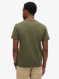 Superdry Flocked Fade Graphic T-Shirt, Khaki Green Marl