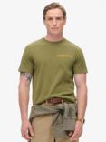 Superdry Tattoo Graphic T-Shirt, Khaki Olive