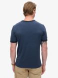 Superdry Core Logo Ringer Workwear Graphic T-Shirt, Richest Navy