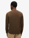 Superdry Essential Logo Retro Long Sleeve Top, Bracken Brown