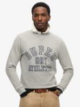 Superdry Athletic Printed Sweatshirt, Athletic Grey Marl