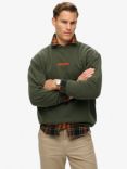 Superdry Logo Sweatshirt, Army Khaki