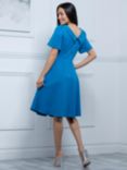 Jolie Moi Sophia Collar Dress, Royal Blue