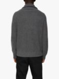 J.Lindeberg Wilmer Quarter-Zip Knitted Sweater, Grey Melange