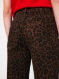 Boden Girlfriend Leopard Print Jeans, Brown