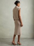 Reiss Petite Hester Knit Dress, Neutral