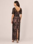 Papell Studio Sequin Lace Mermaid Dress, Black