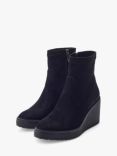 Moda in Pelle Kallie Platform Wedge Heel Boots, Black