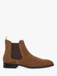 Dune Mandatory Suede Chelsea Boots, Brown