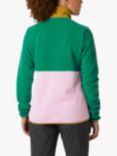 Helly Hansen Women's Daybreak Snap Button Fleece Pullover, Emerald/Multi