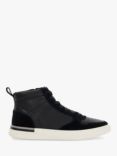 Dune Strictly Leather High Top Shoes, Black