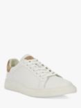 Dune Toyon Leather Trainers, White-Leather