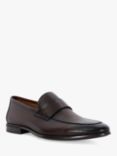 Dune Sylas Leather Loafers, Brown-Leather