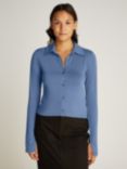 Calvin Klein Jeans Modal Blend Long Sleeve Top, China Blue