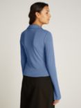 Calvin Klein Jeans Modal Blend Long Sleeve Top, China Blue