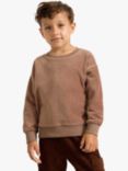 Lindex Kids' Cotton Blend Cord Sweatshirt, Brown